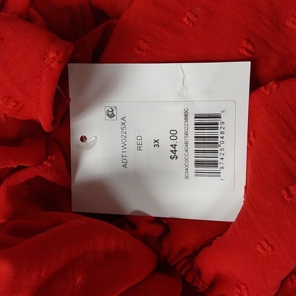 Ruffle Off the Shoulder Dress | 89th + Madison | 3X - Picture 11 of 12